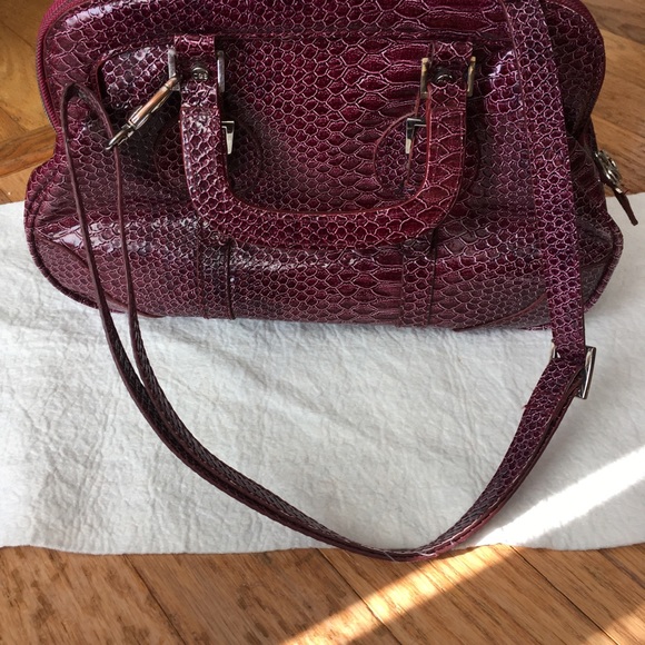 Purple snake print purse - Picture 3 of 8